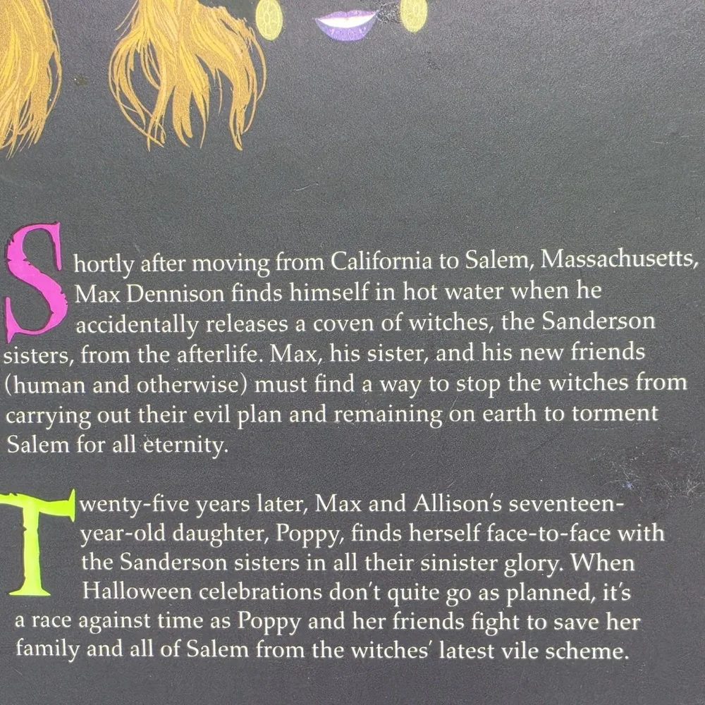 Hocus Pocus the All New Sequel Disney - A W Jantha Witch Book